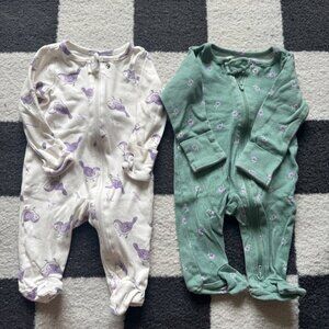 CARTERS BABY ONE PIECE FOOTSIE 3 MONTHS